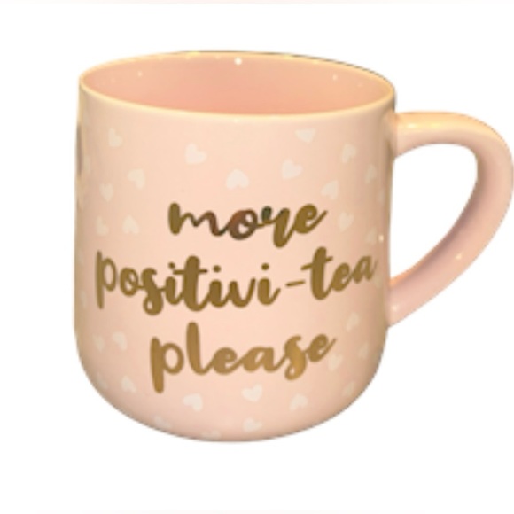 🩷INSPIRATIONAL MUG!! “MORE POSITIVI-TEA PLEASE” START YOUR DAY POSITIVE 🩷 - Picture 2 of 13